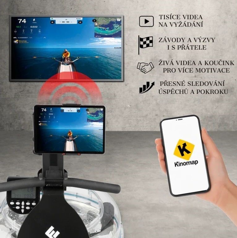 FitEngine Vodní veslovací trenažer 06114 Smart 22 (4)